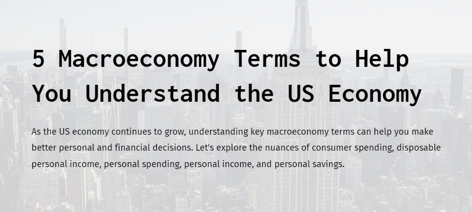 Macroeconomy Terms