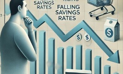 Savings Rate Drops